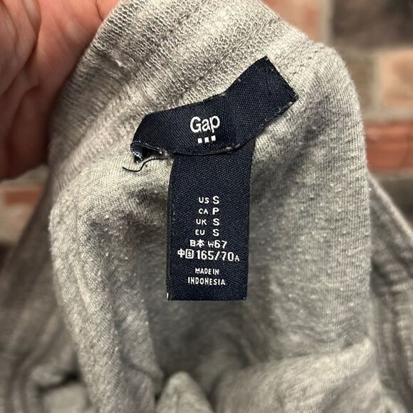 5 for $25🔥Small GAP Striped Grey & White Pull On Elastic Drawstring Waist Skirt - Picture 5 of 6